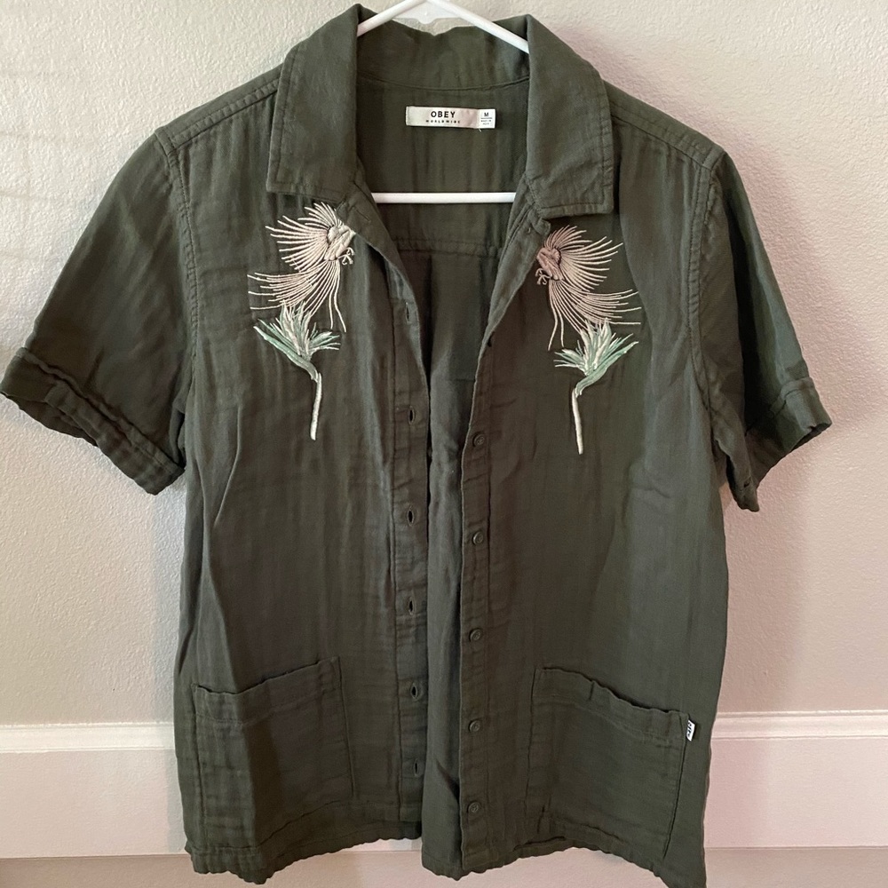 Obey Button Down